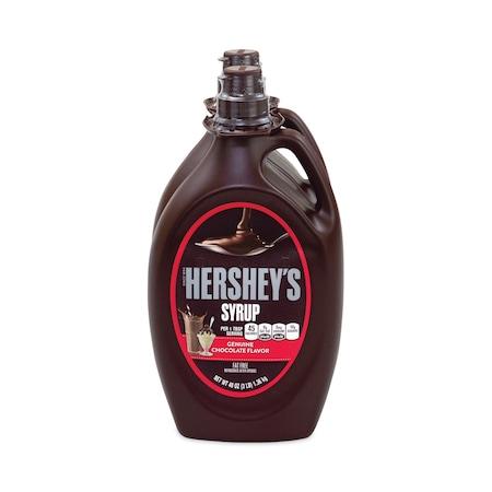 Hersheys Milk Chocolate Syrup, 48 oz Bottle, PK2, 2PK 31245